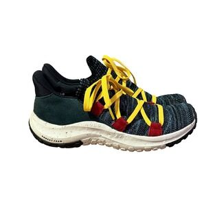 Holo Footwear Maverick Mens Green Yellow Knit Trail Sneakers‎ Size 8